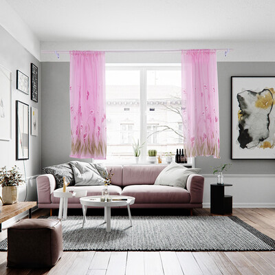 

Toponeto Daffodil Flower Tulle Curtain Handle Tulle Coveted 1 Fabric