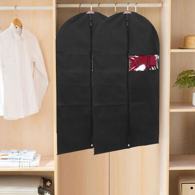 

Greensen 3Pcs Non-woven Fabric Clothes Dustproof Cover Garment Coat Bag Protector with Zipper