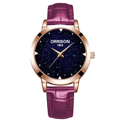 

Watch woman watch belt waterproof lady gift Korean version simple business starry fashion