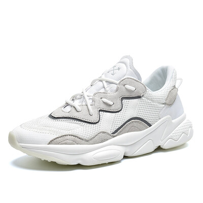 

Reflective breathable mesh sports shoes tide male