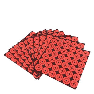 

360pcsSet 1 Inch 25CM Diameter Neon Orange Target Bullseye Paper Stickers New