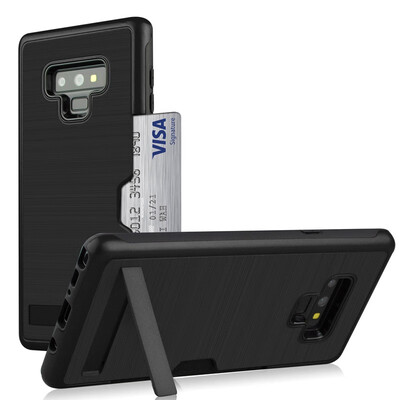 

Bumper Case Samsung Galaxy Note 9 Card Holder Stand Cover Samsung Note 9 SM N960N N960U N960F N9600 N9608 N960U1 Armor Case 64"