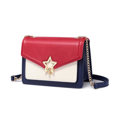 

Marsoul new fashion personality single shoulder Messenger bag Korean version of the female bag chain small square bag summer atmos