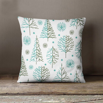 

Tailored Christmas Rectangle Cushion Cover Silk Throw Pillow Case Pillowcase