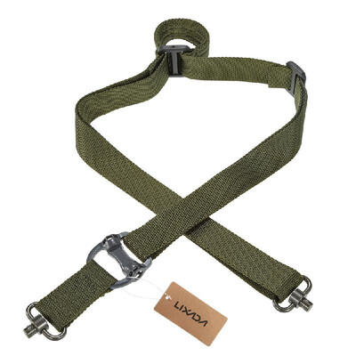 

Lixada Military Tactical Safety Two Points Outdoor Belt Sling Adjustable Strap