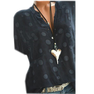 

Starmoon Womens Casual Print V-Neck Short Sleeve T-shirt Tees Blouse Tops Plus Size