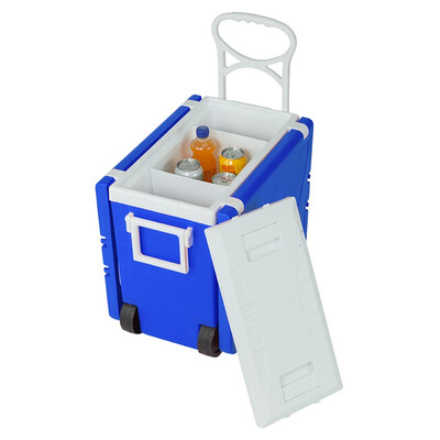 

Zimtown Portable Rolling Cooler wTable & 2 Foldable Fishing Chair for Outdoor Camping