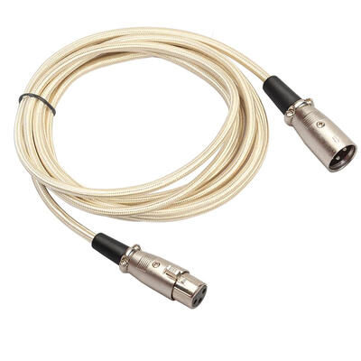 

3-Pin XLR Male to Female Fiber Braided Audio Stereo Balance Extension Cable
