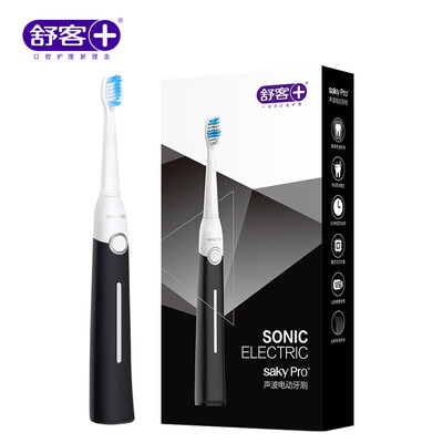 

Saky Electric Toothbrush Adult Sonic Rechargeable Vibration Toothbrush Waterproof G2262 Black