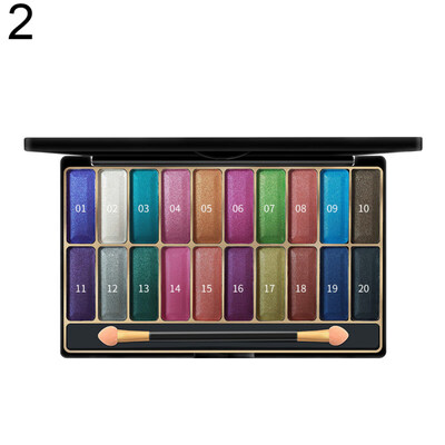 

MISS ROSE Long Lasting Eyeshadow Palette Glitter Eye Makeup Metallic Cosmetics