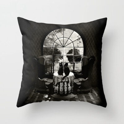 

Skull Linen Pillowcase Home Sofa Decoration A Variety Of Styles Optional