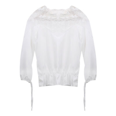 

New Womens Casual Long Sleeve Floral Lace T-Shirt Blouse Ruffle Ladies LooseTops