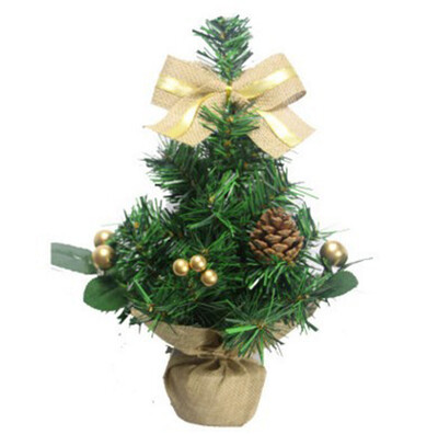 

Tailored Artificial Tabletop Mini Christmas Tree Decorations Festival Miniature Tree 30cm