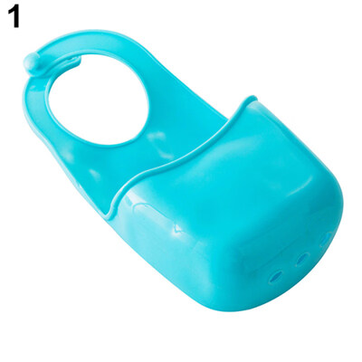 

Kitchen Sink Sponge Holder Bathroom Hanging Strainer Organizer Storage Box Rack