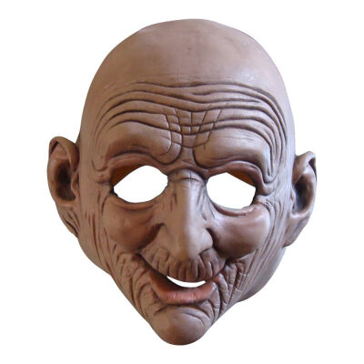 

Halloween Party Cosplay Novelty Costume Party Latex Elder Women Face Mask Party Mask