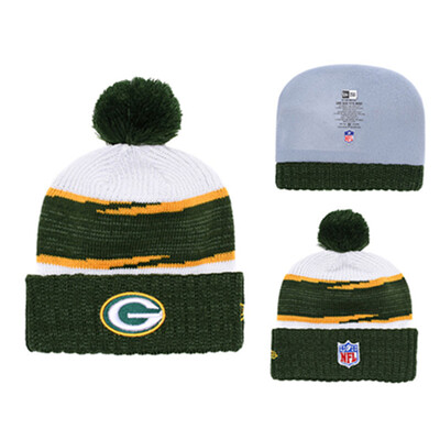 

NFL Football League Packers Green Bay Packers New Era Innocent Knitted Wool Baseball Cap
