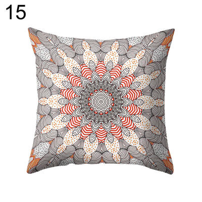 

Bohemian Style Square Throw Pillow Protector Case Cushion Cover Sofa Bed Decor