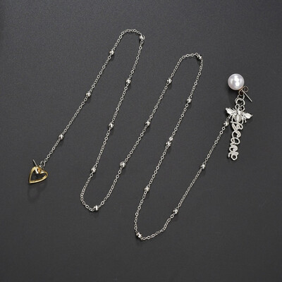 

Fashion Golden Bee Letter Metal Necklace Creative Personality Design Women Jewelry Womens Wedding Jewelry Clothing Gifts