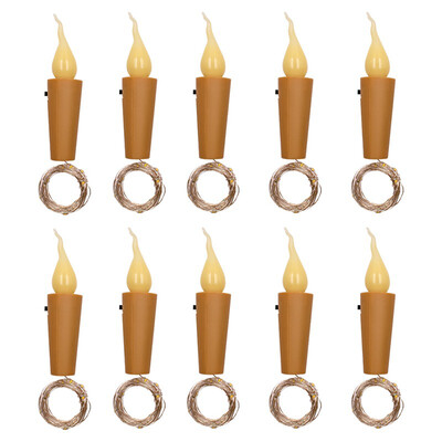 

610pcs 20 LED Wine Bottle Lights candle light Cork Garland DIY Christmas String Lights For Party Halloween Wedding Decoration