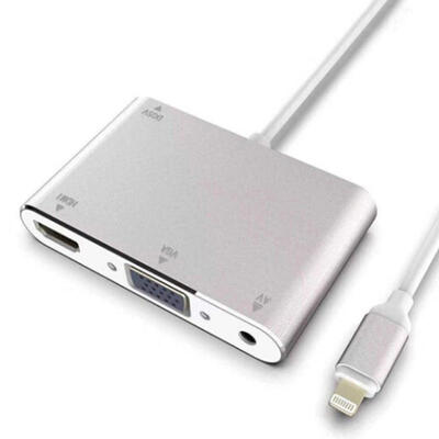 

Lighting to HDMI VGA Hub Adapter for IOS 10X Windows 10