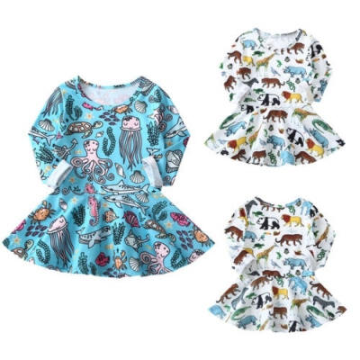 

Cute Toddler Kids Baby Girls Animal Dress Party Princess Pageant Tutu Dresses Clothes