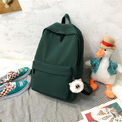 

Ins Wind bf Backpack Female Korean High School Students Joker Sensation Simple Campus Backpack Backpack