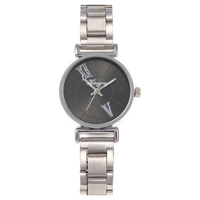 

RM Women Alloy Steel Belt Casual Watch Geneva Simple Steel Belt Watch