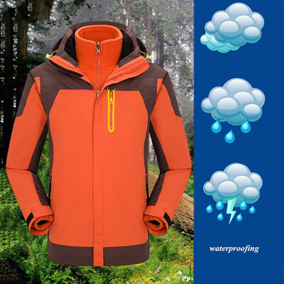 

Toponeto Men Winter Hooded Softshell Windproof Waterproof Soft Coat Shell Jacket