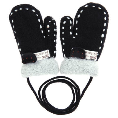 

Unisex Warm Winter Cartoon Bear Gloves Cotton Full Finger Knitted Mittens