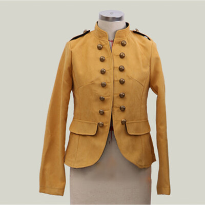 

2019 Womens Business Casual Buttons Pockets Open Front Blazer Suit Cardigan