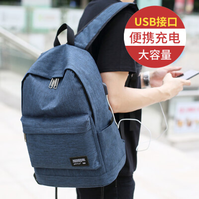 

Backpack womens double shoulder bag mens fashion casual university junior high school high school bag Han version of the origina