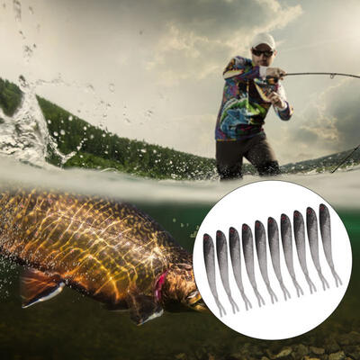 

Greensen 10PCS 37g Silica Gel Fishing Lures Artificial Simulate Soft Baits Fishers Tackle Accessory