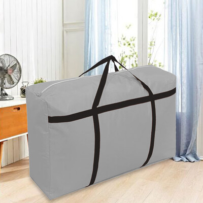 

Court good reinforced Oxford cloth thick waterproof moving bag luggage storage bag packing bag large gray package 1006030 2 Pack