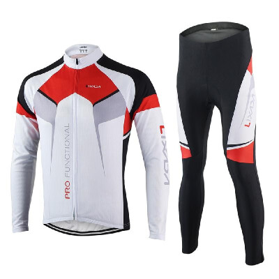 

Lixada Spring Autumn Cycling Clothing Set Sportswear Suit Bicycle Bike Outdoor Long Sleeve Jersey Pants Breathable Quick-dry Men