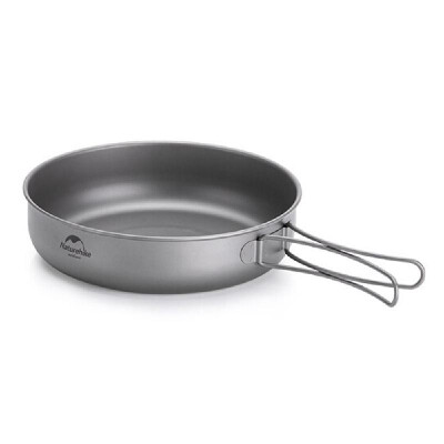 

Naturehike Outdoor Lightweight Titanium Cookware Camping Pincic Cooker Pot 2-3 Persons Titanium Pot Pan Camping Picnic Tableware F