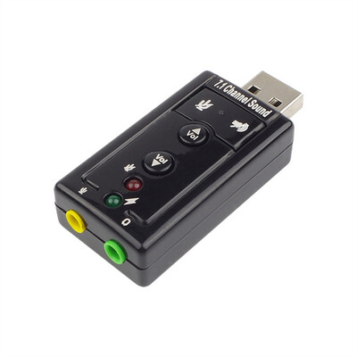 

Hot USB 20 3D External 71 Channel Virtual 12MBPS Audio Sound Card Adapter