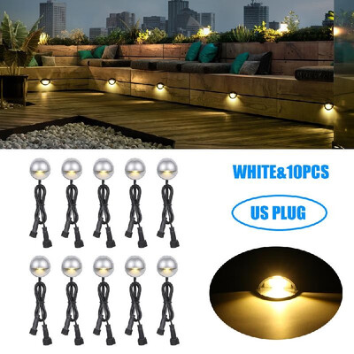 

LEDs Step Light Landscape Yard Lamp Warm White Waterproof IP65 Stair Light for Outdoor Indoor