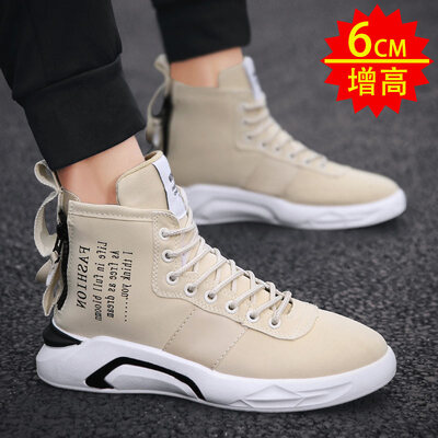 

Mens shoes summer leisure Joker autumn social spirit guy high canvas shoes