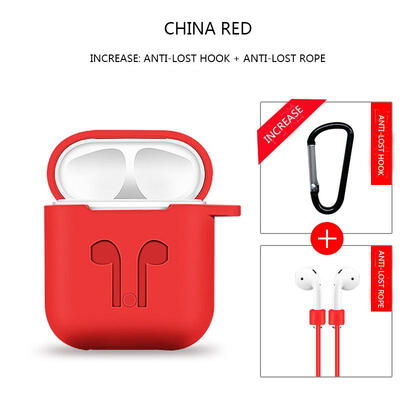 

Earphone Case For Apple Airpods Strap Soft Silicone Headphone Case Earphone Accessories Protective Wireless Bluetooth Co