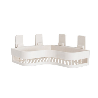 

Na Zhi Household Corner Rack Corner Rack Plastic White 14867