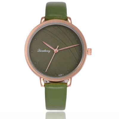 

Female student belt watch irregular surface quartz