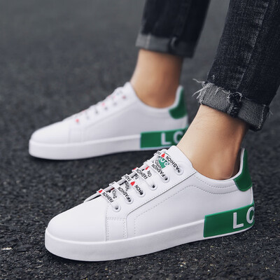 

Mens shoes summer breathable Joker Korean fashion shoes social spirit guy Xiao Bai Chao shoes fast red man
