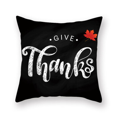 

10 Styles New Halloween Happy Thanksgiving Pillow Cases Fall Sofa Pumpkin Throw Cushion Cover Home Decor