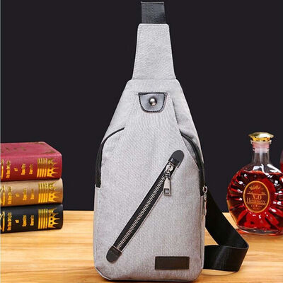 

2018 New Style Fashion Men Women Canvas Casual Hiking Bicycle Zipper Solid Unisex Bag Waist Packs
