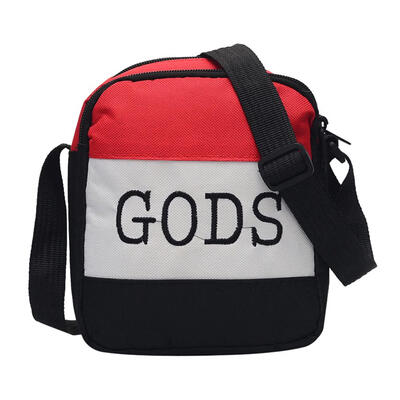 

Letter Print Sports Shoulder Messenger Handbags Unisex Canvas Crossbody Bag