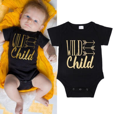 

Newborn Baby Kid Boy Girls Infant Romper Jumpsuit Bodysuit Clothes Outfits 0-24M