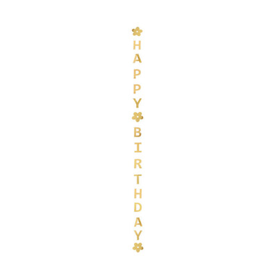

Happy Birthday Letters Garland Banner Hanging Pendant Ornament Party Decoration
