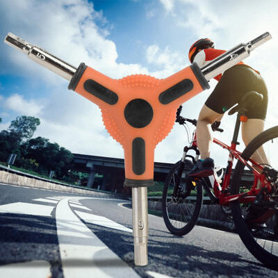 

Greensen Professional Carbon Steel Material Y Type Socket Wrench Sleeve Hexagon Bicycle Spanner