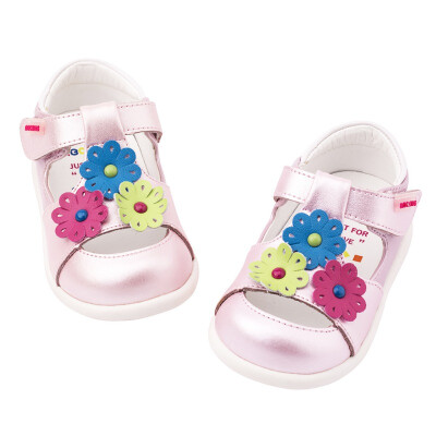 

Childrens Girls Round Pu Leather Flowers Shoes Autumn Winter Fashion Kids Girl Soft Sole Princess Shoes