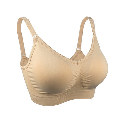

iLoveSIA Nursing Bra Breathable Anti-Hit Hammer Full Cup No Trace Breastfeeding Bra-2P-70705638